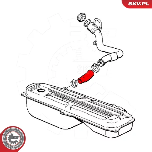 Palivové vedenie ESEN SKV 96SKV084 - obr. 3