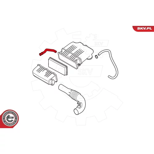 Nasávacia hadica, Vzduchový filter 24SKV852 (ESEN SKV) - obr. 3