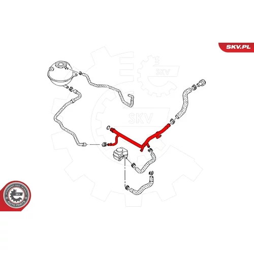 Potrubie chladiacej kvapaliny ESEN SKV 43SKV798 - obr. 3