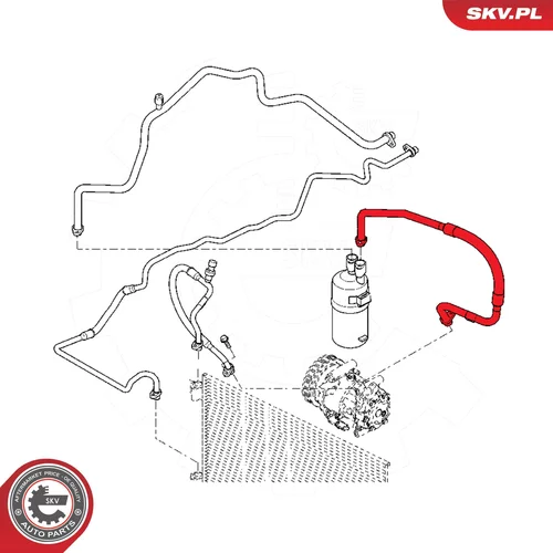 Vysoko/nízkotlakové vedenie klimatizácie ESEN SKV 54SKV648 - obr. 3