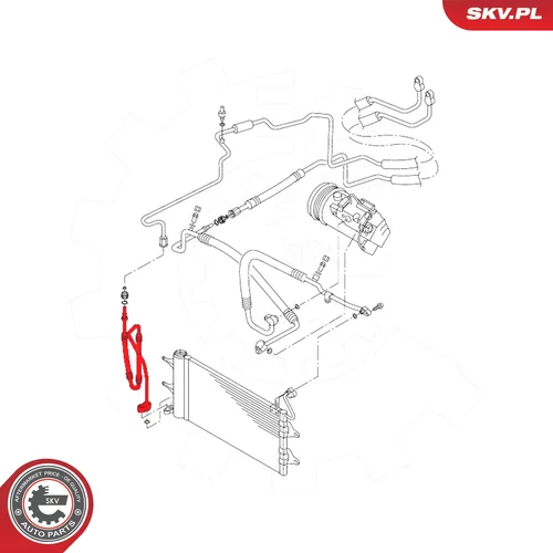 Vysoko/nízkotlakové vedenie klimatizácie ESEN SKV 54SKV704 - obr. 4