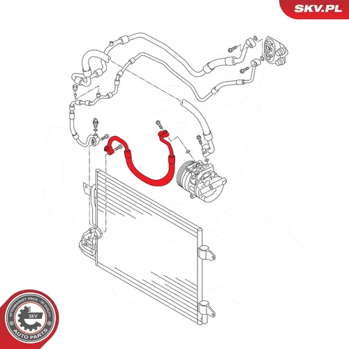 Vysoko/nízkotlakové vedenie klimatizácie ESEN SKV 54SKV714 - obr. 4