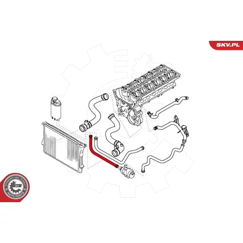 Hadica chladenia ESEN SKV 24SKV254 - obr. 3