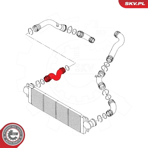 Nasávacia hadica, Vzduchový filter ESEN SKV 24SKV457 - obr. 3