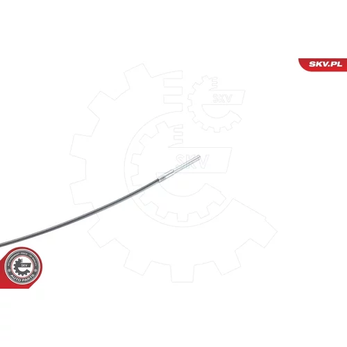 Ťažné lanko parkovacej brzdy ESEN SKV 25SKV635 - obr. 2