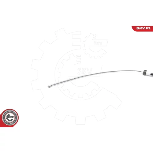 Ťažné lanko parkovacej brzdy ESEN SKV 25SKV366 - obr. 2