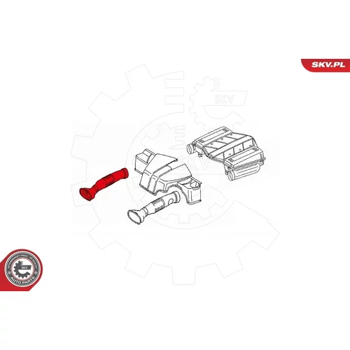 Nasávacia hadica, Vzduchový filter ESEN SKV 43SKV918 - obr. 3