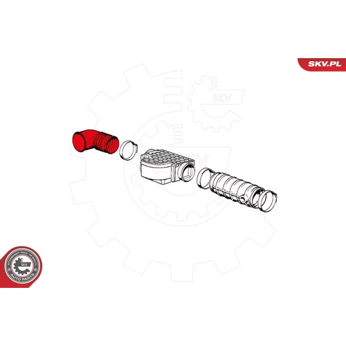 Nasávacia hadica, Vzduchový filter ESEN SKV 24SKV493 - obr. 3