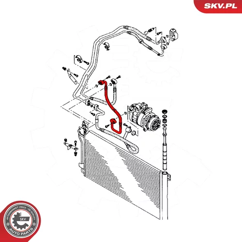 Vysoko/nízkotlakové vedenie klimatizácie ESEN SKV 54SKV724 - obr. 3