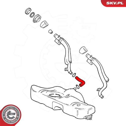 Palivové vedenie ESEN SKV 96SKV082 - obr. 3