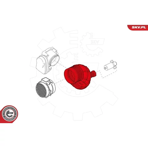 Nasávacia hadica, Vzduchový filter ESEN SKV 24SKV475 - obr. 2