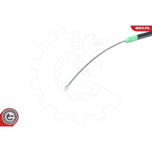 Ťažné lanko parkovacej brzdy ESEN SKV 25SKV313 - obr. 3