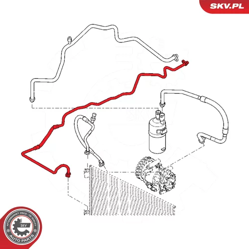 Vedenie vysokého tlaku klimatizácie ESEN SKV 43SKV539 - obr. 3