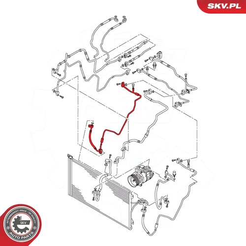 Vysoko/nízkotlakové vedenie klimatizácie ESEN SKV 43SKV582 - obr. 5