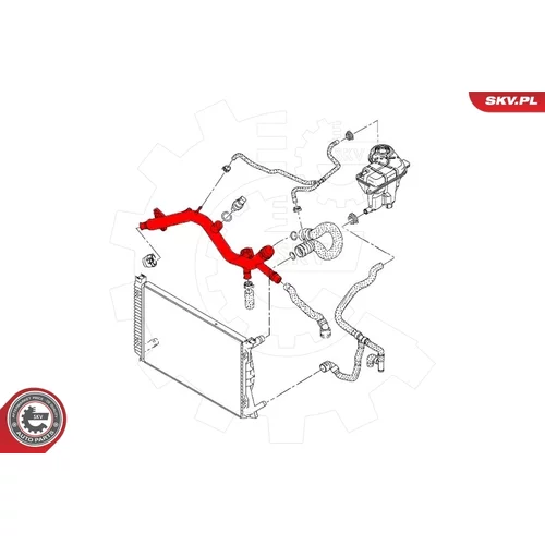 Potrubie chladiacej kvapaliny ESEN SKV 43SKV601 - obr. 2