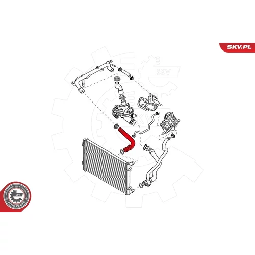 Hadica chladenia ESEN SKV 43SKV709 - obr. 3