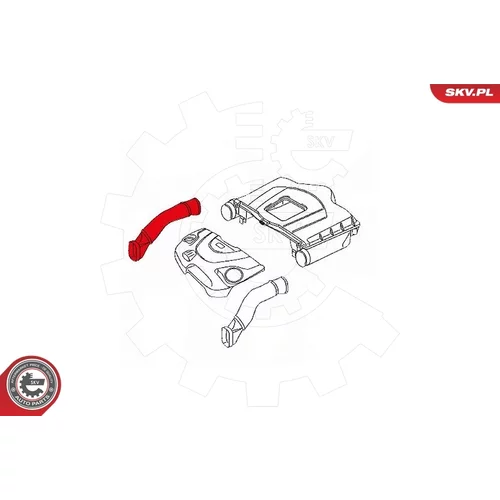 Nasávacia hadica, Vzduchový filter ESEN SKV 43SKV920 - obr. 3