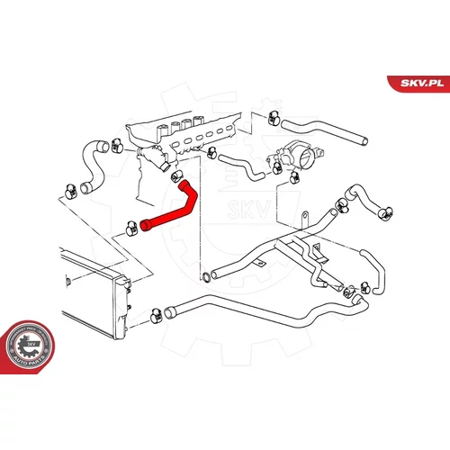 Hadica chladenia ESEN SKV 24SKV240 - obr. 3