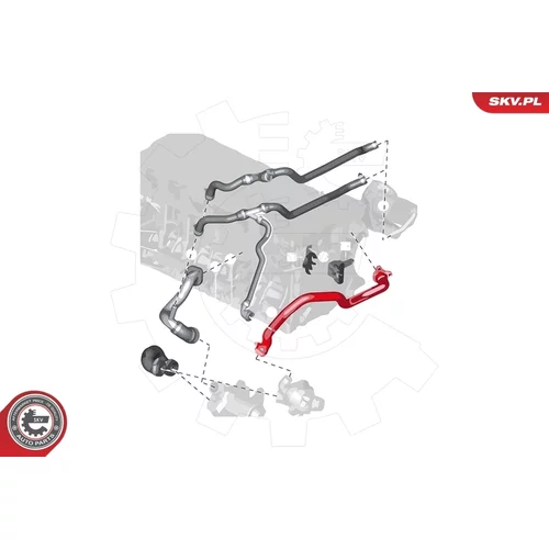 Hadica chladenia ESEN SKV 24SKV260 - obr. 3