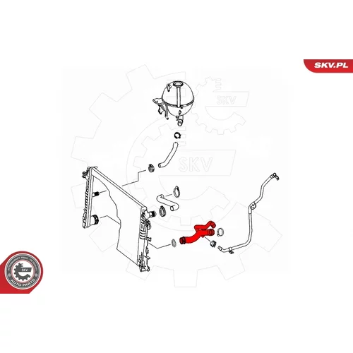 Hadica chladenia ESEN SKV 24SKV306 - obr. 3