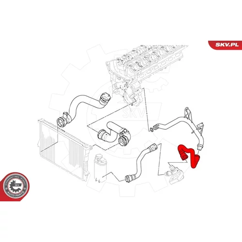 Hadica chladenia ESEN SKV 43SKV638 - obr. 3