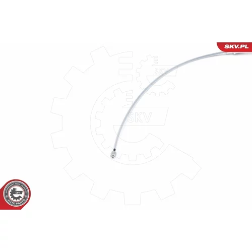 Ťažné lanko parkovacej brzdy ESEN SKV 25SKV836 - obr. 3