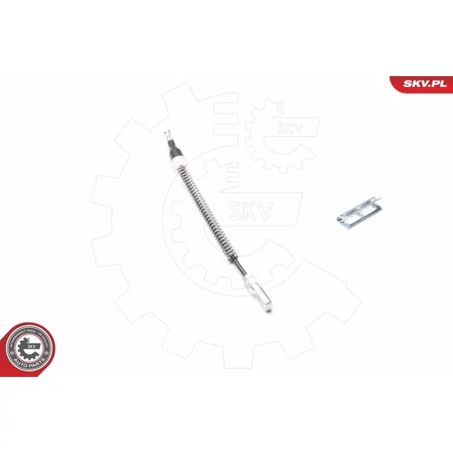 Ťažné lanko parkovacej brzdy ESEN SKV 26SKV136 - obr. 2