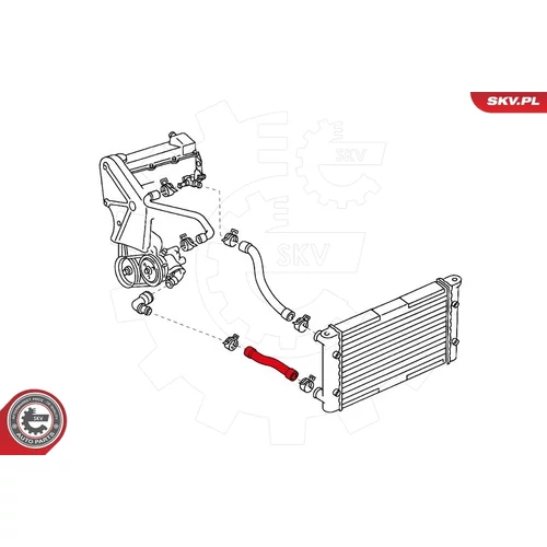 Hadica chladenia ESEN SKV 43SKV720 - obr. 3