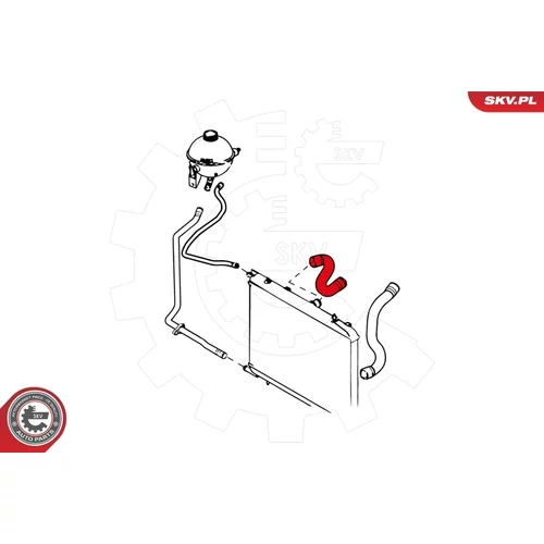 Hadica chladenia ESEN SKV 24SKV234 - obr. 3