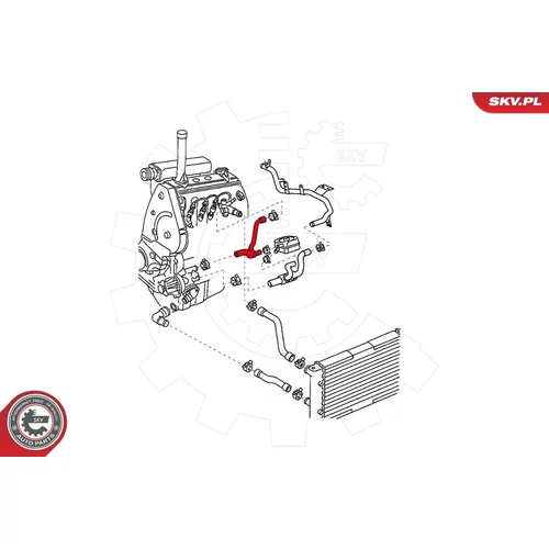 Hadica chladenia ESEN SKV 24SKV341 - obr. 3