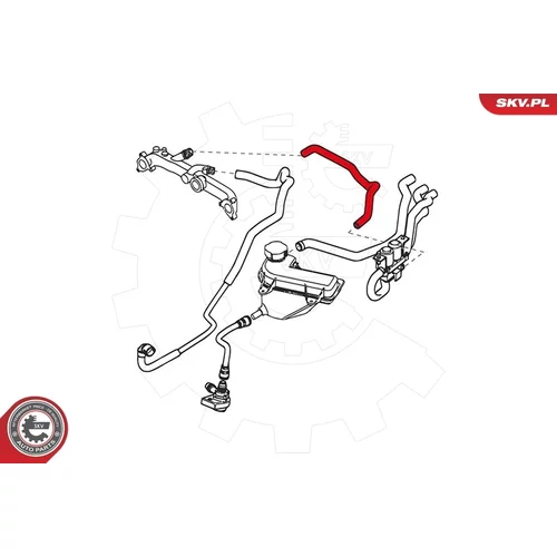 Hadica chladenia ESEN SKV 43SKV744 - obr. 3