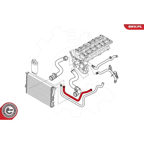 Hadica chladenia ESEN SKV 24SKV278 - obr. 3