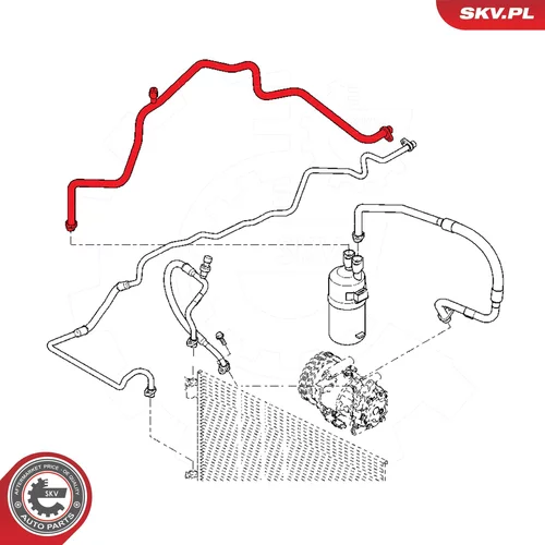 Vysoko/nízkotlakové vedenie klimatizácie ESEN SKV 54SKV649 - obr. 5