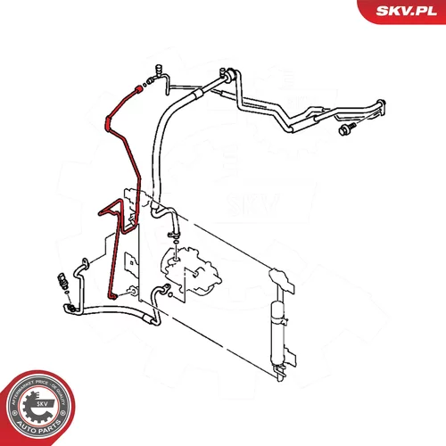 Vysoko/nízkotlakové vedenie klimatizácie ESEN SKV 54SKV658 - obr. 4