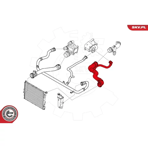 Hadica chladenia ESEN SKV 24SKV204 - obr. 2