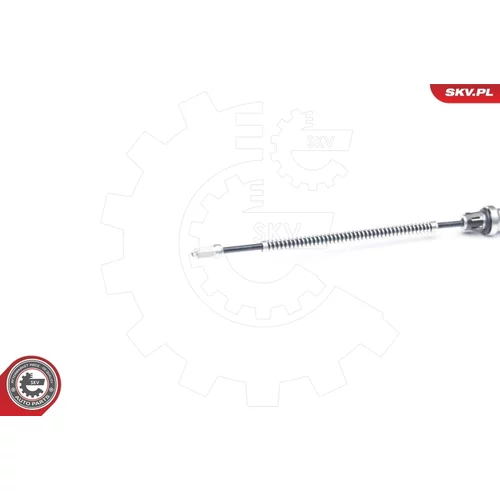 Ťažné lanko parkovacej brzdy ESEN SKV 25SKV616 - obr. 2