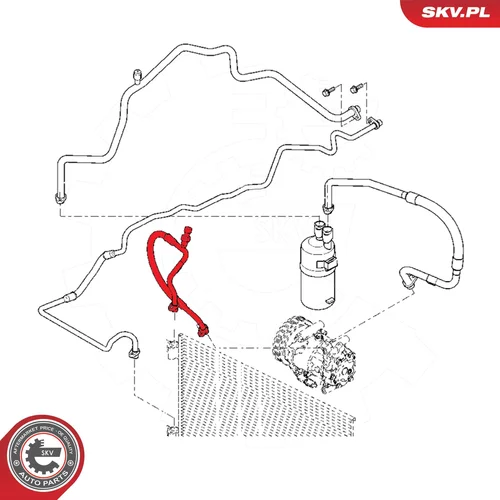 Vedenie vysokého tlaku klimatizácie ESEN SKV 43SKV525 - obr. 4