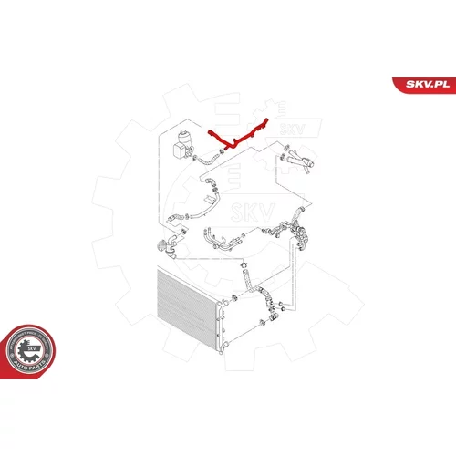 Potrubie chladiacej kvapaliny ESEN SKV 43SKV796 - obr. 3