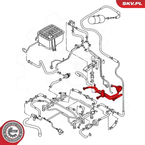 Hadica odvetrania kľukovej skrine ESEN SKV 54SKV042 - obr. 3