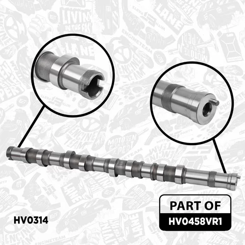 Sada vačkového hriadeľa ET ENGINETEAM HV0458VR1 - obr. 3