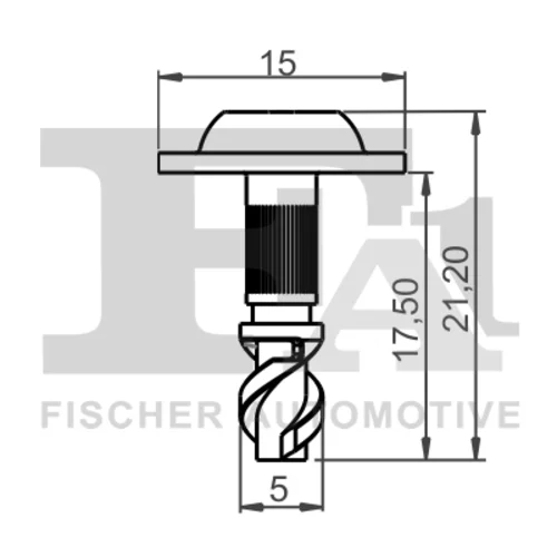 Motor-/Spodny ochranny kryt FA1 11-40095.10 - obr. 1