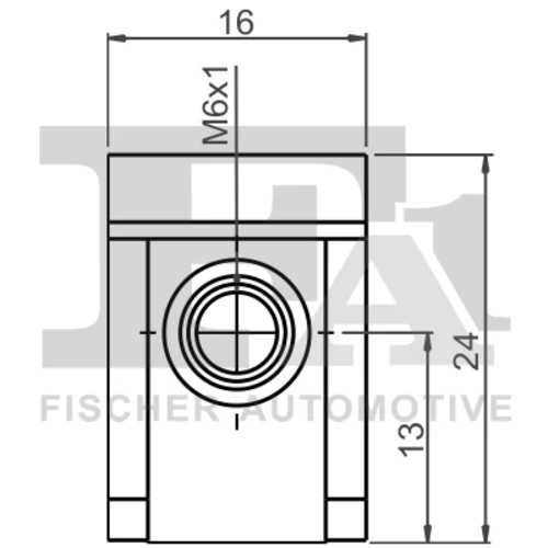 Plechova matica FA1 99-30038.25 - obr. 1