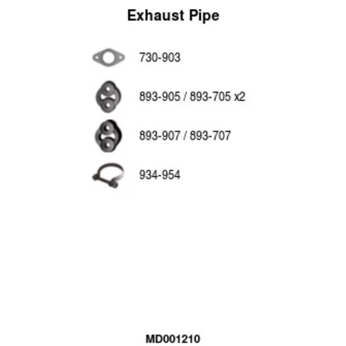 Výfukové potrubie FA1 MD001210