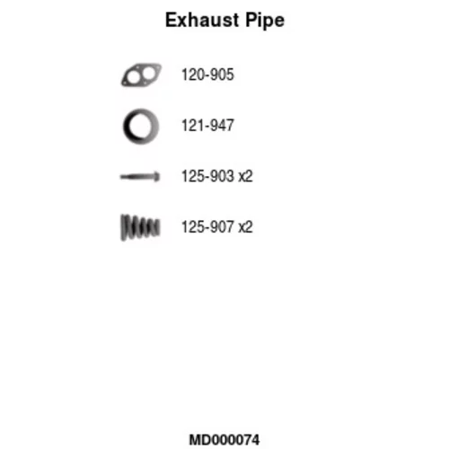 Výfukové potrubie FA1 MD000074