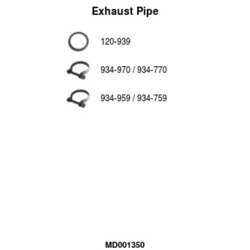 Výfukové potrubie FA1 MD001350