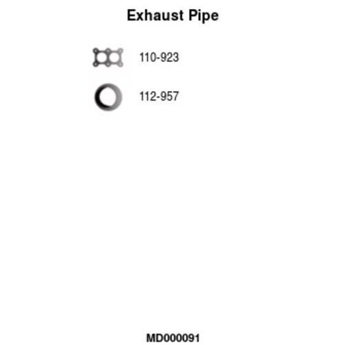Výfukové potrubie FA1 MD000091