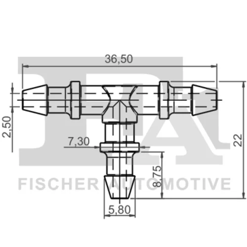 Adaptér, hadicová spojka FA1 33-60012.10 - obr. 1