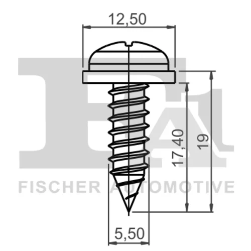 Skrutka FA1 12-70011.5 - obr. 1