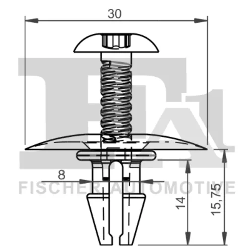 Rozperný nit FA1 14-30005.5 - obr. 1