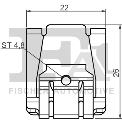 Plechova matica FA1 14-40088.10 - obr. 1